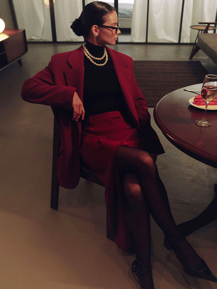 Dame Højtalje, elegant Skaldragt Stilla