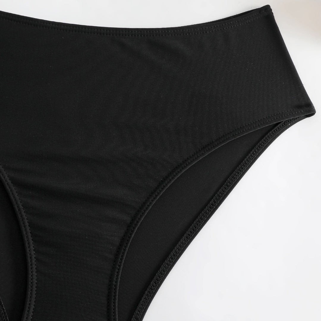 Dame stilfulde højtaljede dyremønster bikini sæt Stilla