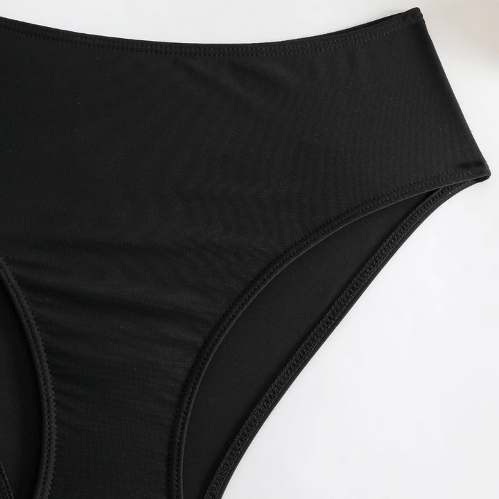 Dame stilfulde højtaljede dyremønster bikini sæt Stilla