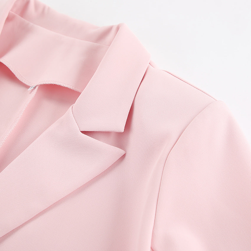 Dame moderigtigt blazer-sæt med elegant silhuet og smart detalje Stilla