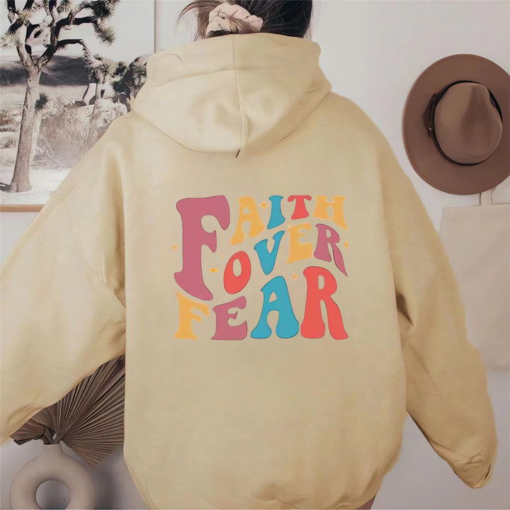 Dame hoodie med unikt grafisk display Skovae
