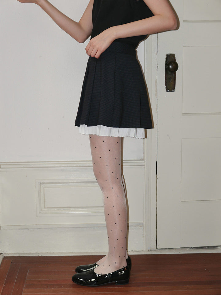 Dame Plisse Skirt med elegant linning og kvalitetsstof Stilla