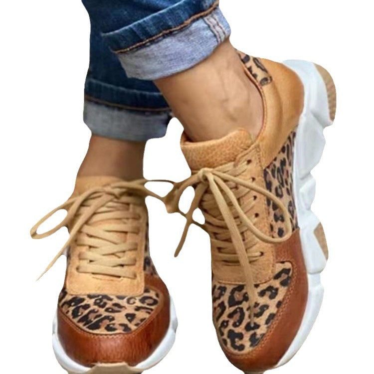 Dame Sneakers med dyreprint Stilla