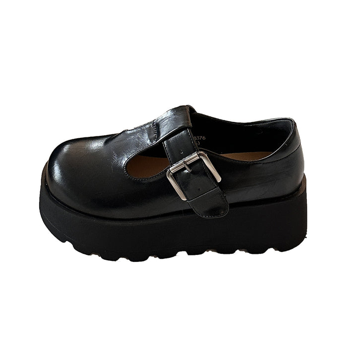 Femme Chunky T-Strop Mary Jane Sko Stilla