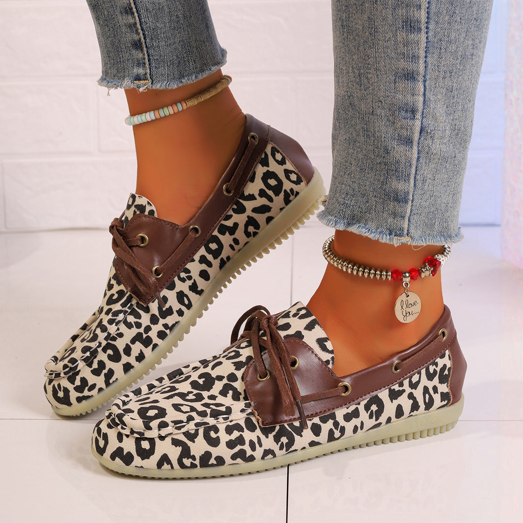Dame fritids-sneakers med dyremønster og afslappet design Stilla