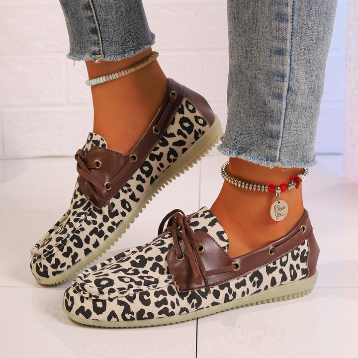 Dame fritids-sneakers med dyremønster og afslappet design Stilla