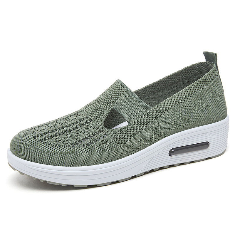 Dame Behagelige og åndbare Slip-On Sneakers med Dæmpningssystem Stilla