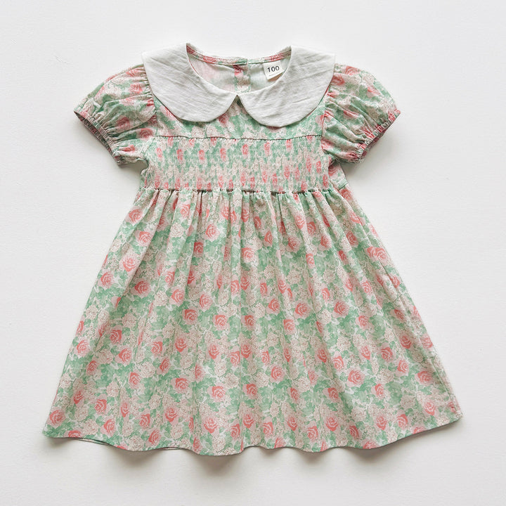 Femme Vintage Floral Kjole Stilla
