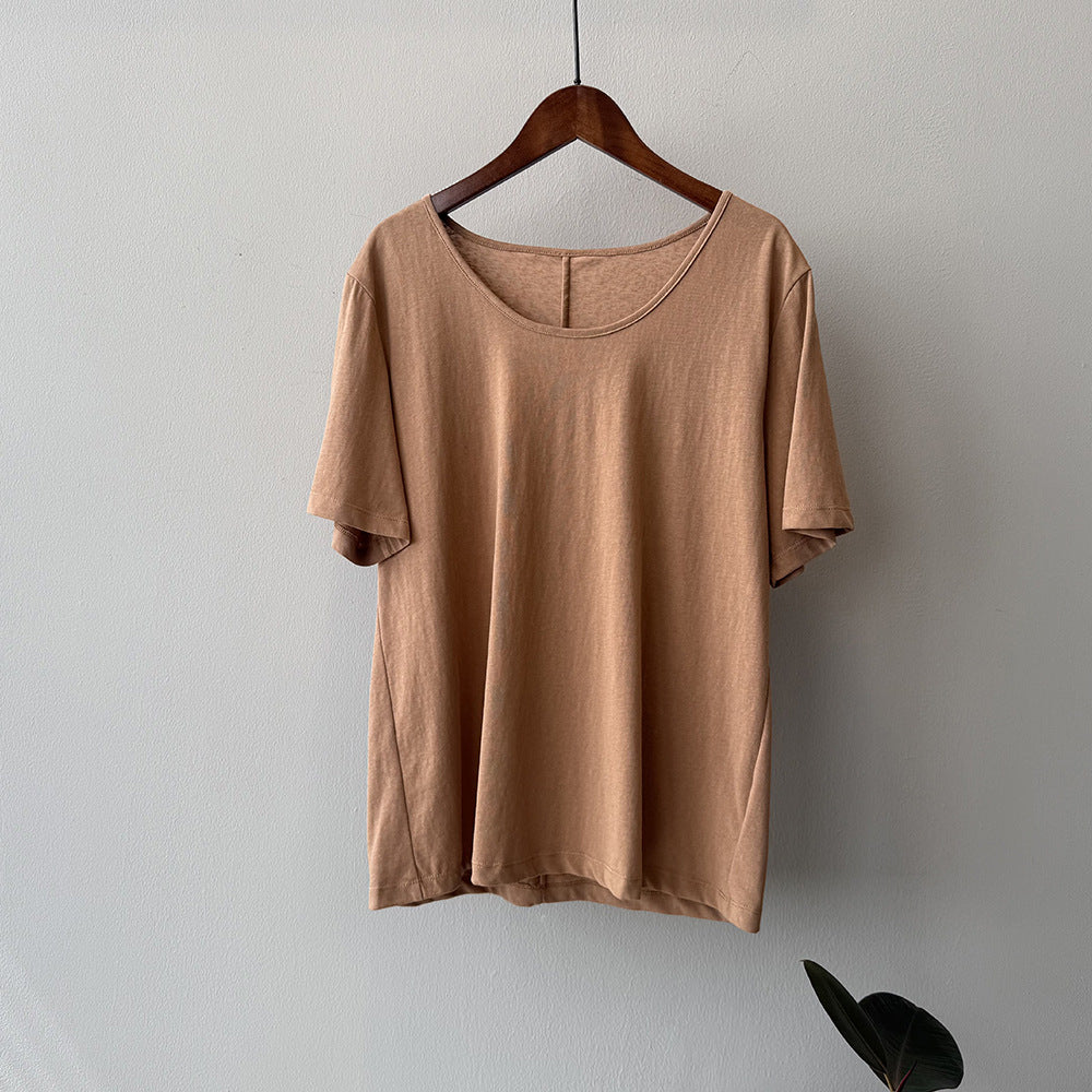 Dame luftig, oversized T-shirt lavet af bæredygtigt materiale Stilla