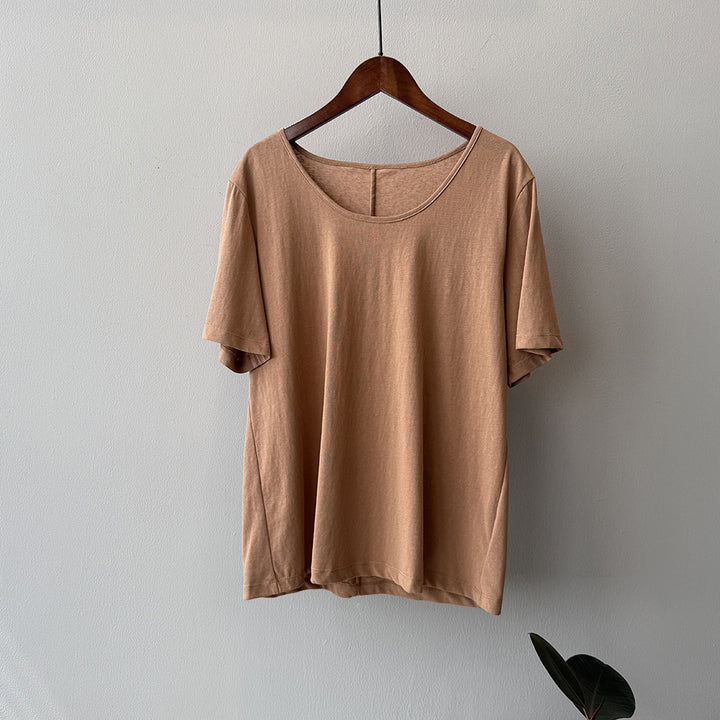 Dame luftig, oversized T-shirt lavet af bæredygtigt materiale Stilla