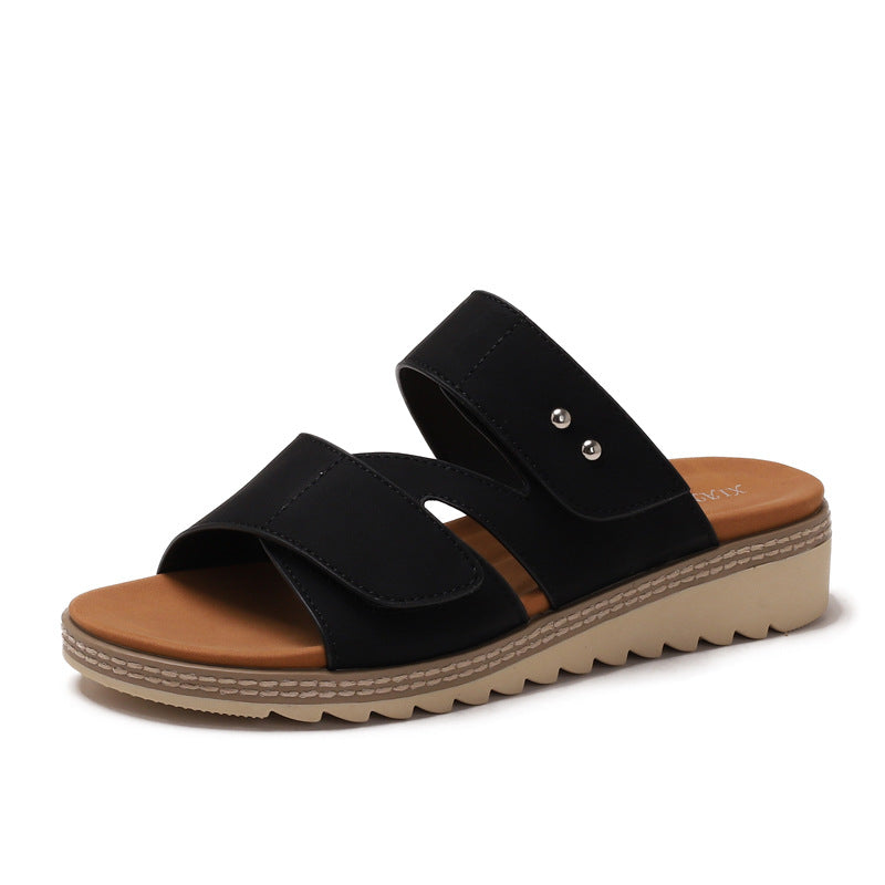 Dame Komfortable Sandaler med justerbare stropper og anatomisk fodseng Stilla