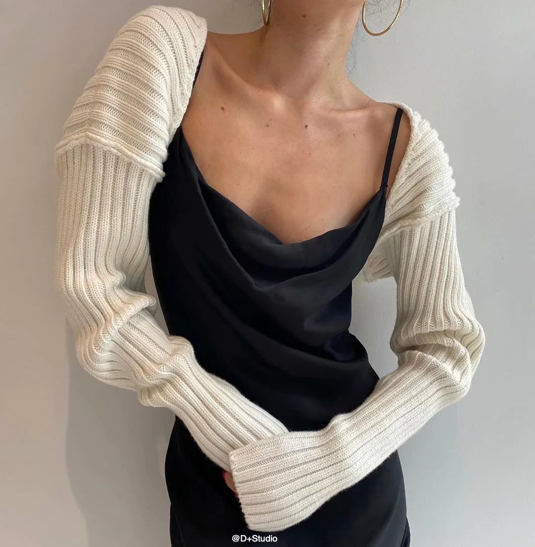 Dame Crop-Top i komfortabel ribstrik Stilla
