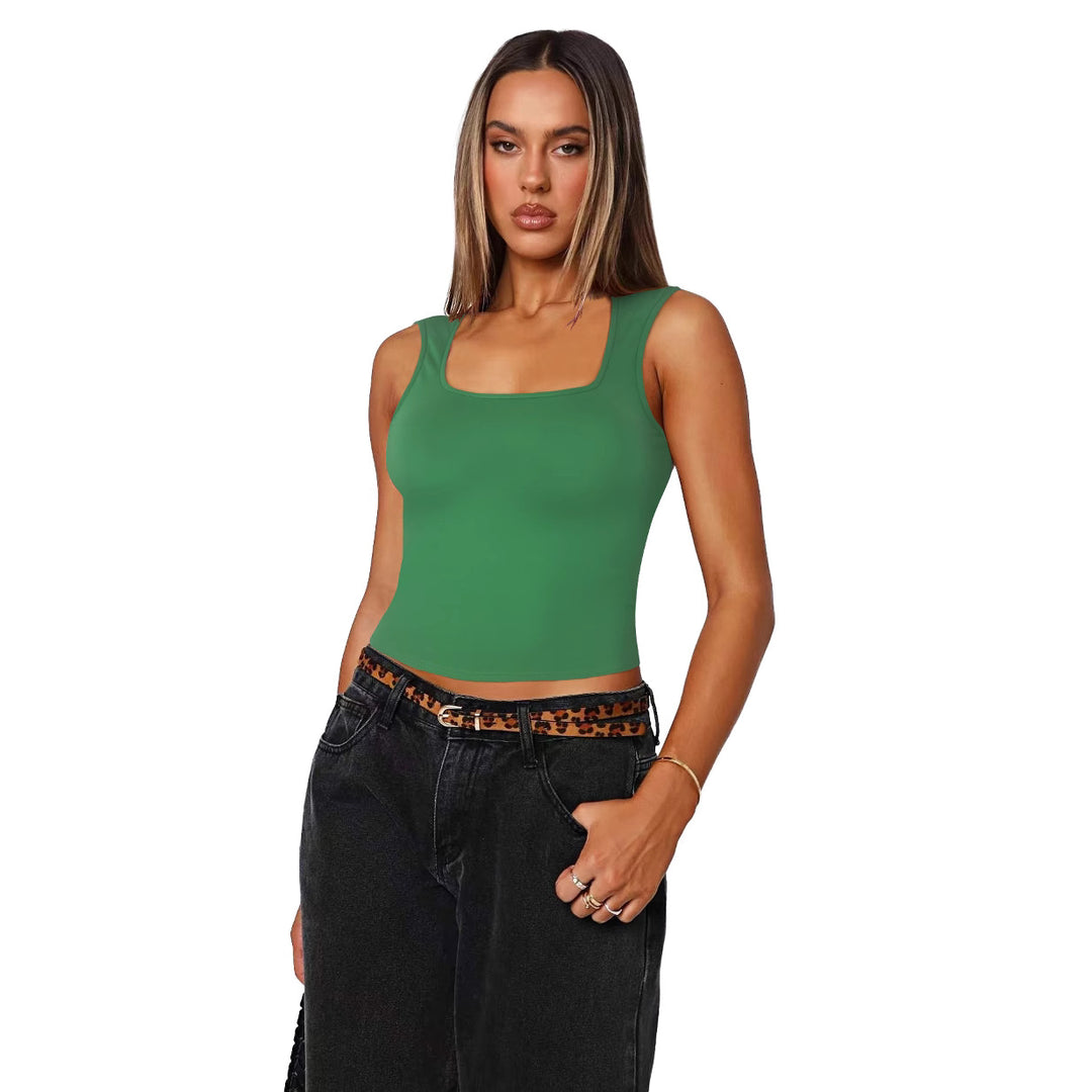 Dame Sporty Crop-Top med Komfort-bånd Stilla
