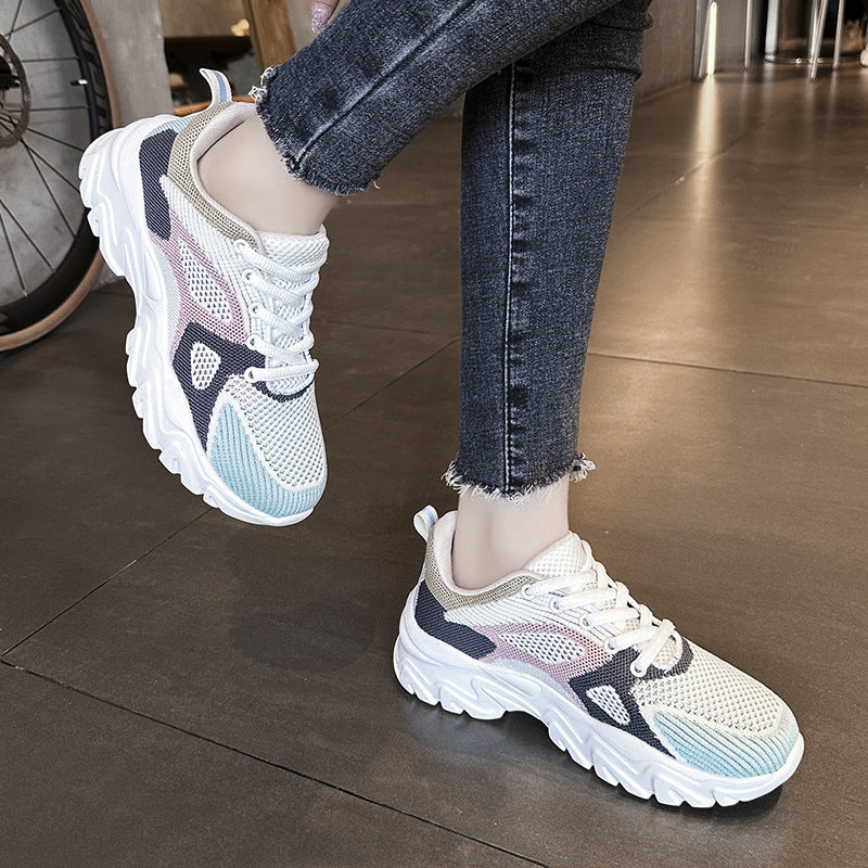 Herrer åndbare letvægts sport sneakers med unikt mesh-design Stilla