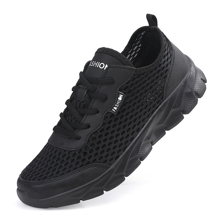 Herrer nan lettere net-sneakers med elastisk slip krave og dæmpende skumsål Skovae