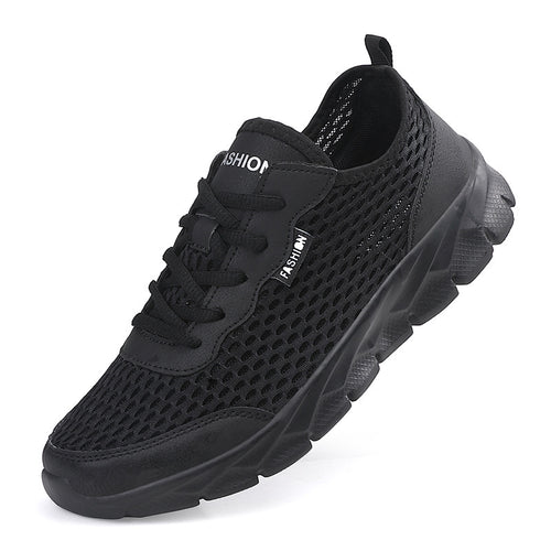 Herrer nan lettere net-sneakers med elastisk slip krave og dæmpende skumsål Skovae