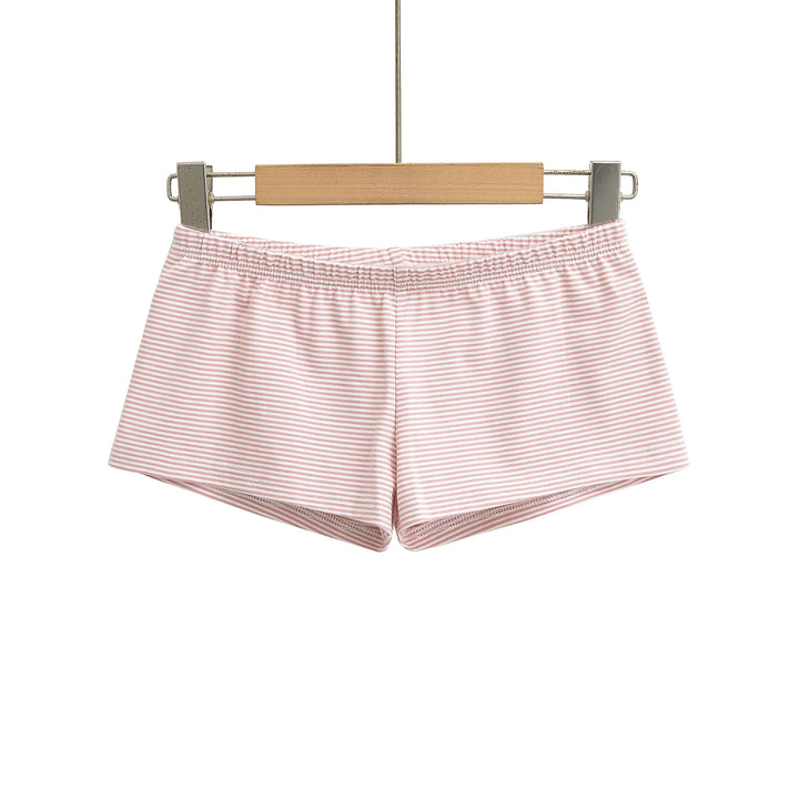 Dame komfortable sportshorts i tidløst stribedesign med elastisk talje Stilla