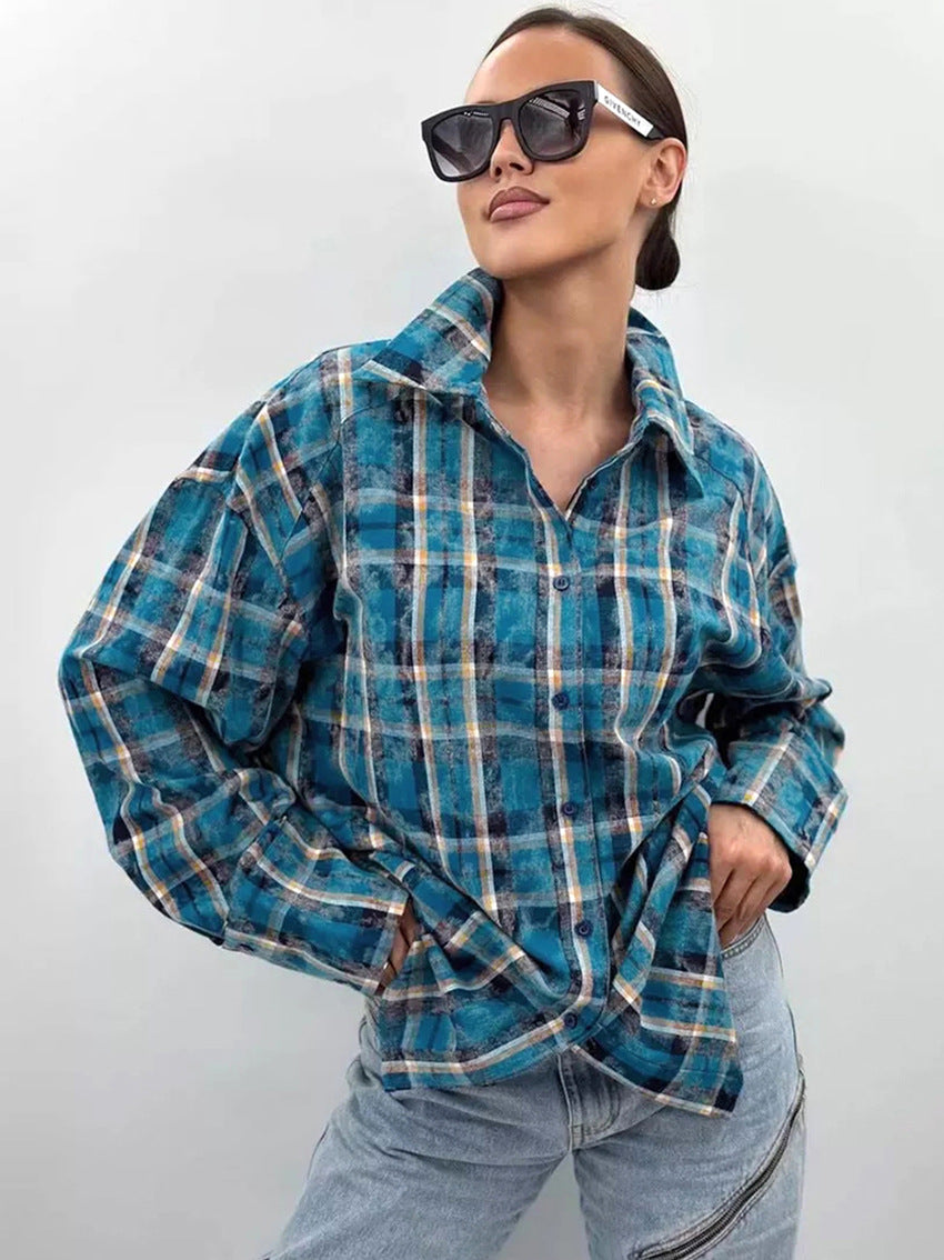 Dame Karo Skjortejakke med afslappet oversized-snit og højkvalitetsmaterialer Stilla
