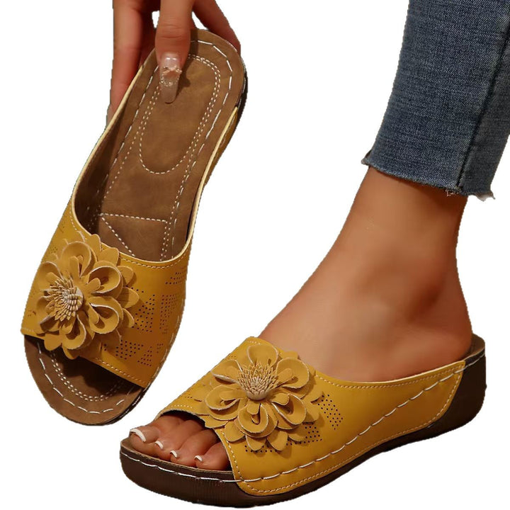 Dame Blomstrede Slide-Sandaler Stilla