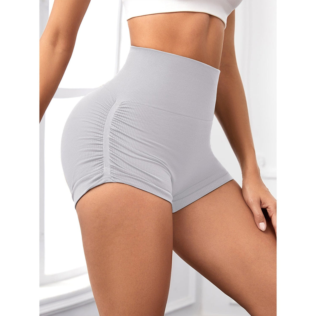 Stilla | Talje Peach Hip Yoga Bukser Hurtigtørrende Skinny Løbe Fitness Bukser