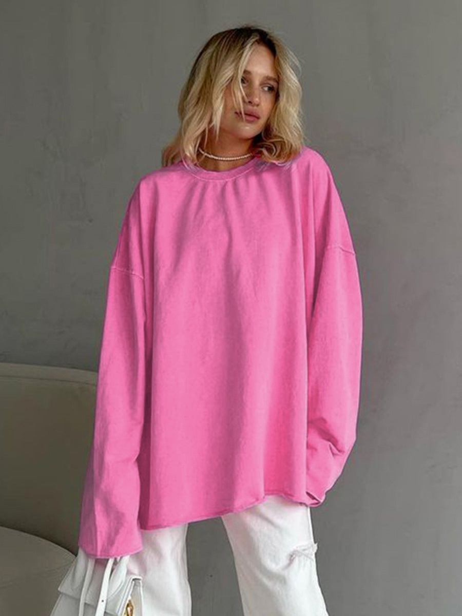 Dame Oversized Sweatshirt med komfortabel pasform og afslappede detaljer Stilla