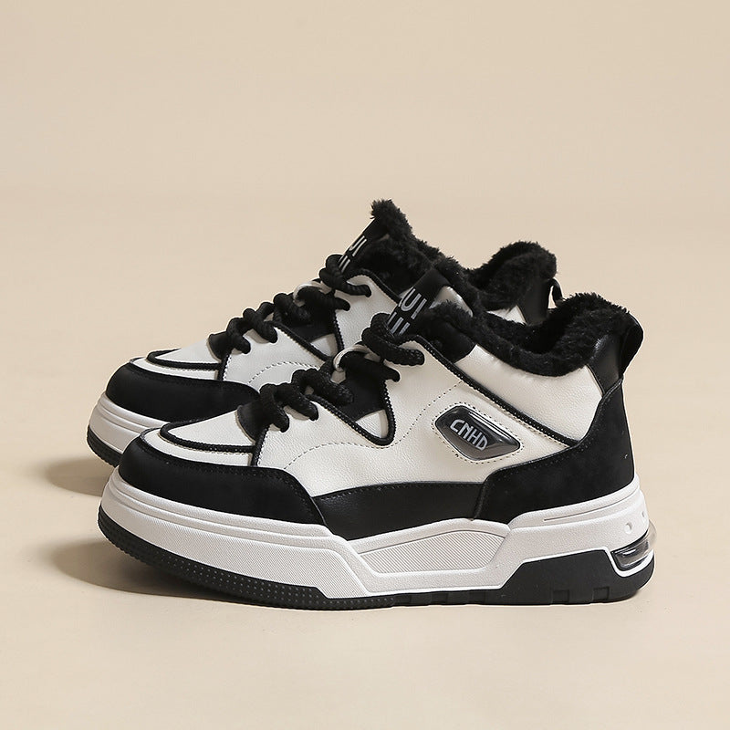 Dame High-Top Sneakers med varmt for og skridsikker sål Stilla