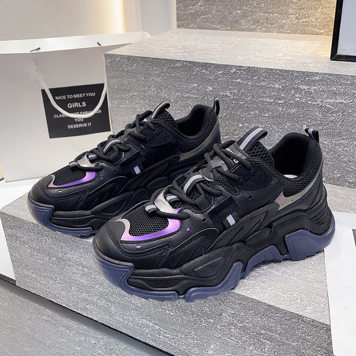 Dame Chunky Lifestyle Sneakers med åndbart mesh-overmateriale og skridsikker sål Stilla