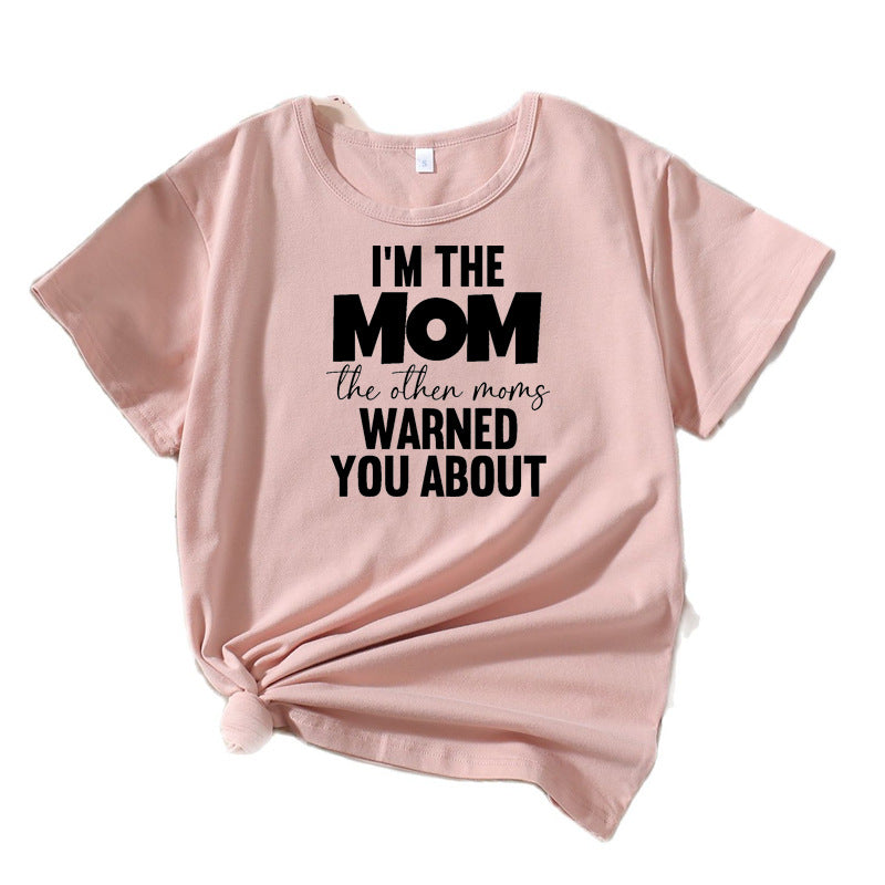 Kvinder Casual Mama Slogan T-Shirt Stilla