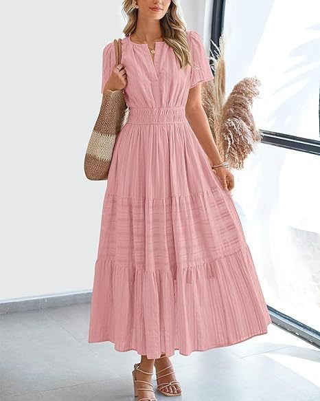 Dame Maxi-Kjole i afslappet Boho-stil Stilla