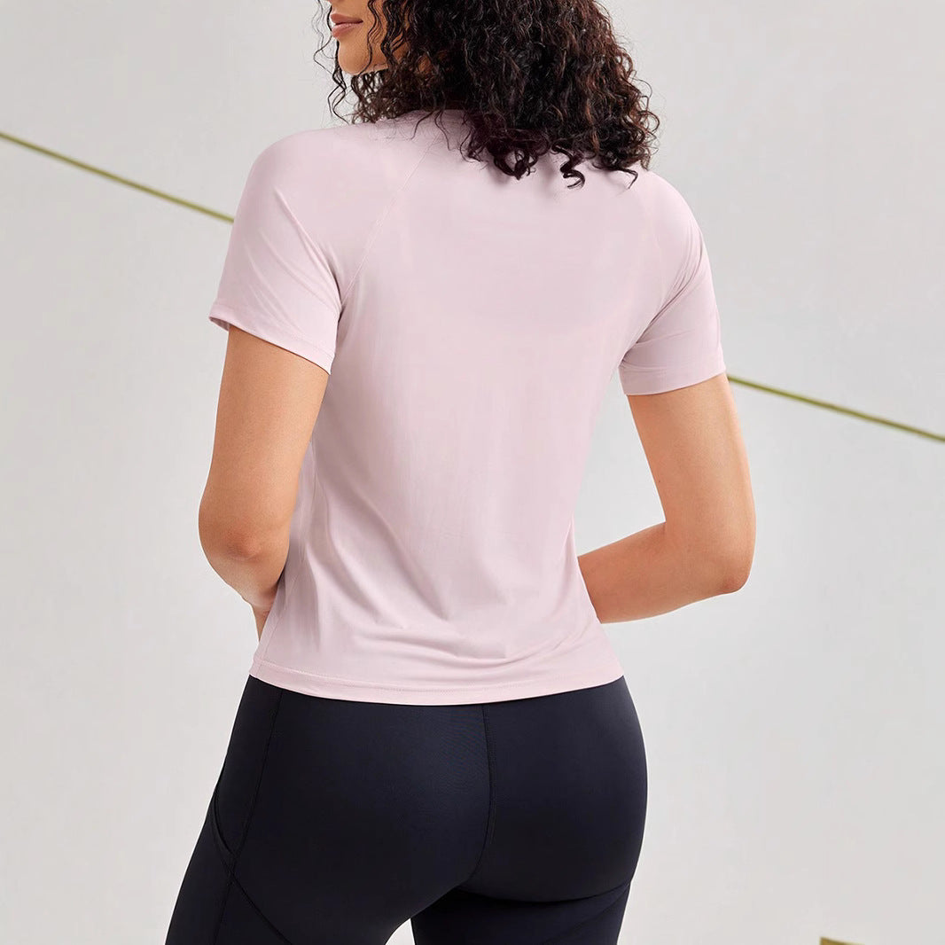 Dame Sport T-shirt med sidelægningselement og åndbar teknologi Stilla