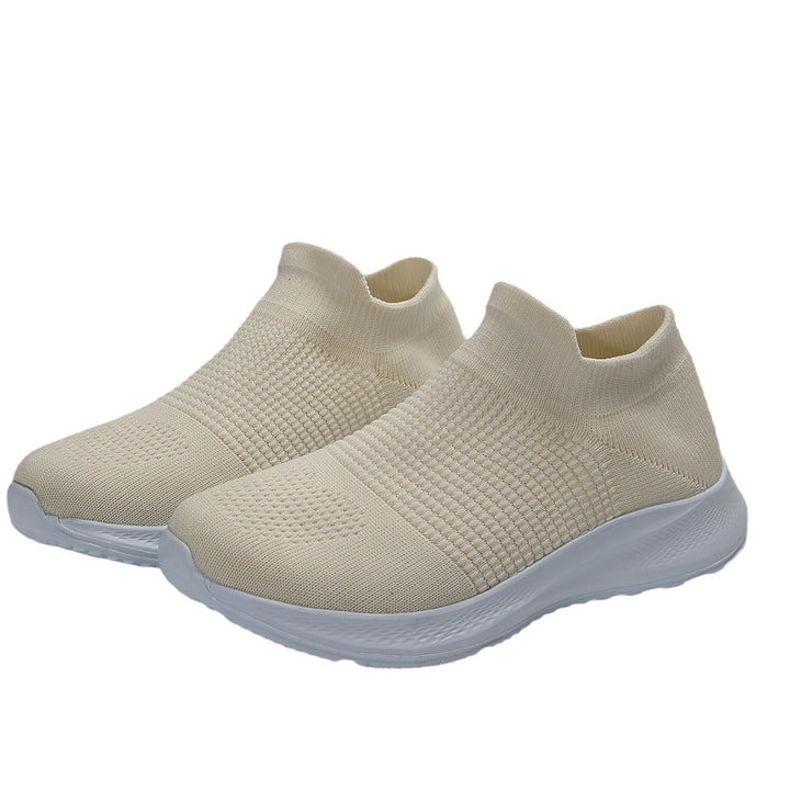 Dame åndbare Slip-On Sneakers med fleksibelt strikket overdel Stilla