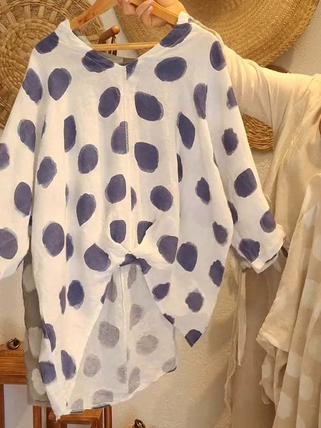 Dame Let Punkt-Kimono Overdel Stilla