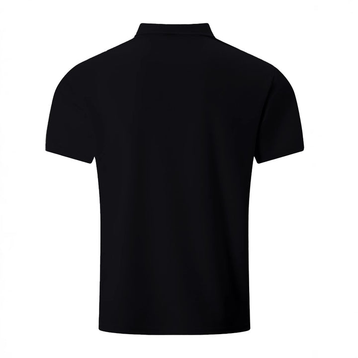 Heren polo shirt med moderne grafisk jungle design og åndbare egenskaber Stilla