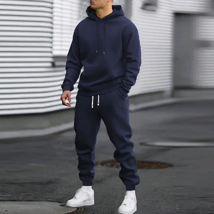 Herreur sporty hoodie tracksuit lavet af høj kvalitet svedstof Skovae