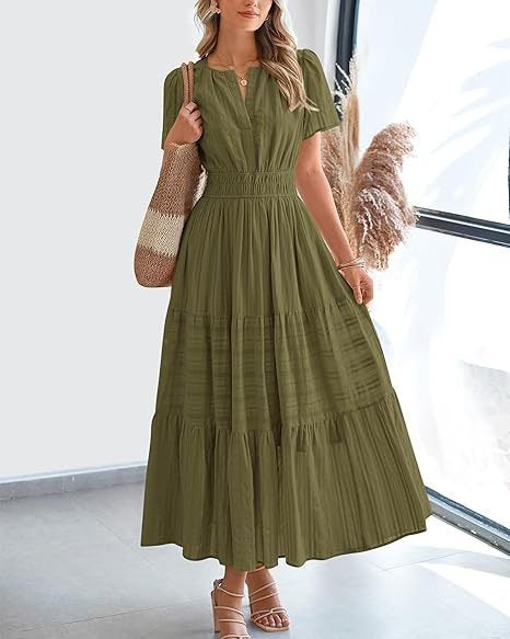 Dame Maxi-Kjole i afslappet Boho-stil Stilla