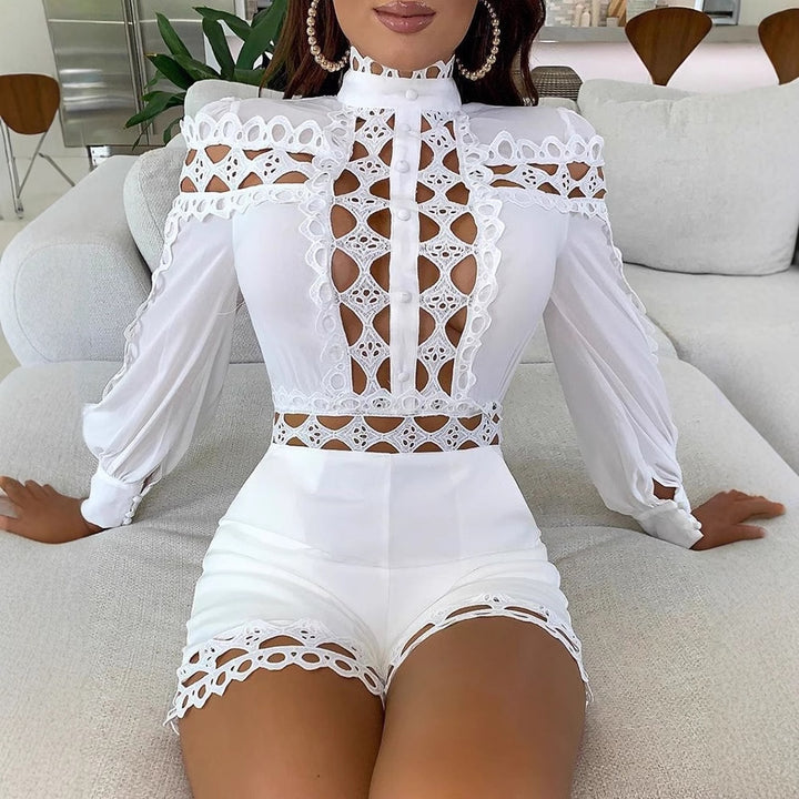 Dame Elegant og legesyg kombination med off-shoulder-detaljer Stilla