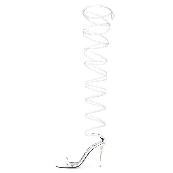 Femme Spiral Snøring Højhælede Sandaler Stilla