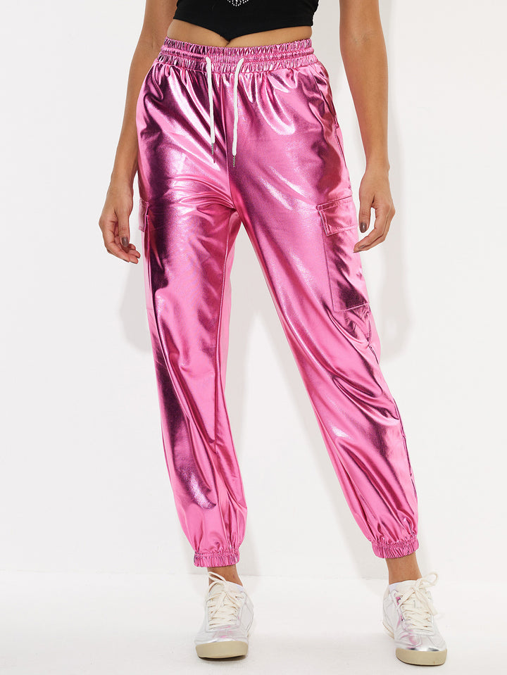 Dame sporty shiny fritidsbukser Stilla