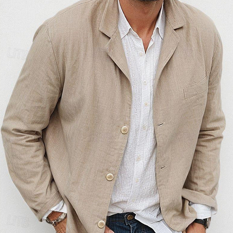Herre elegant linnedjakke i casual-stil Stilla