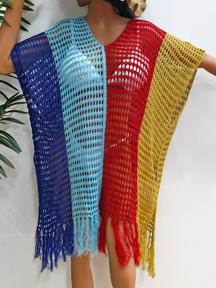 Dame luftig-transparent strandponcho Skovae