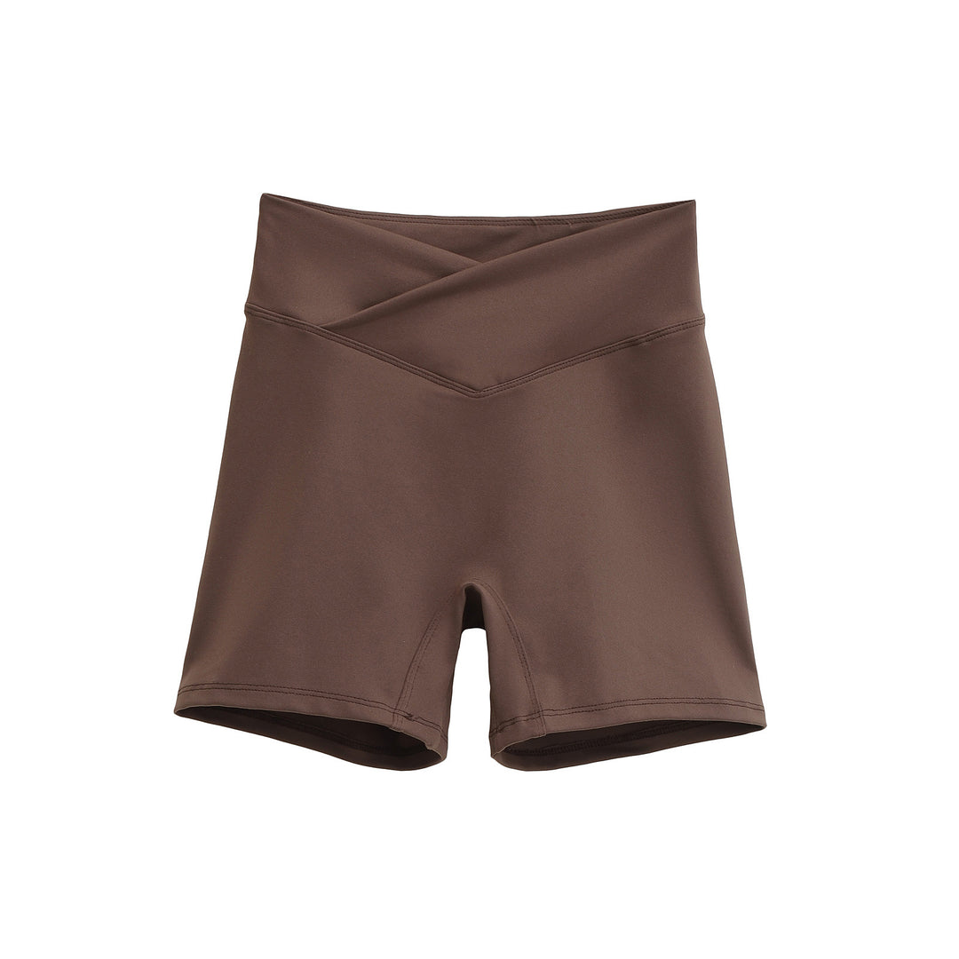 Dame Sporty Højtaljede Shorts med fleksibel pasform og åndbart materiale Stilla