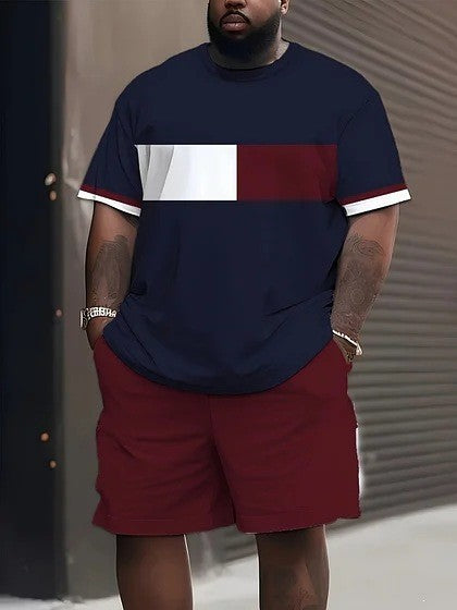 Herrer casual fritids sæt med stort smiley solbrille print Skovae