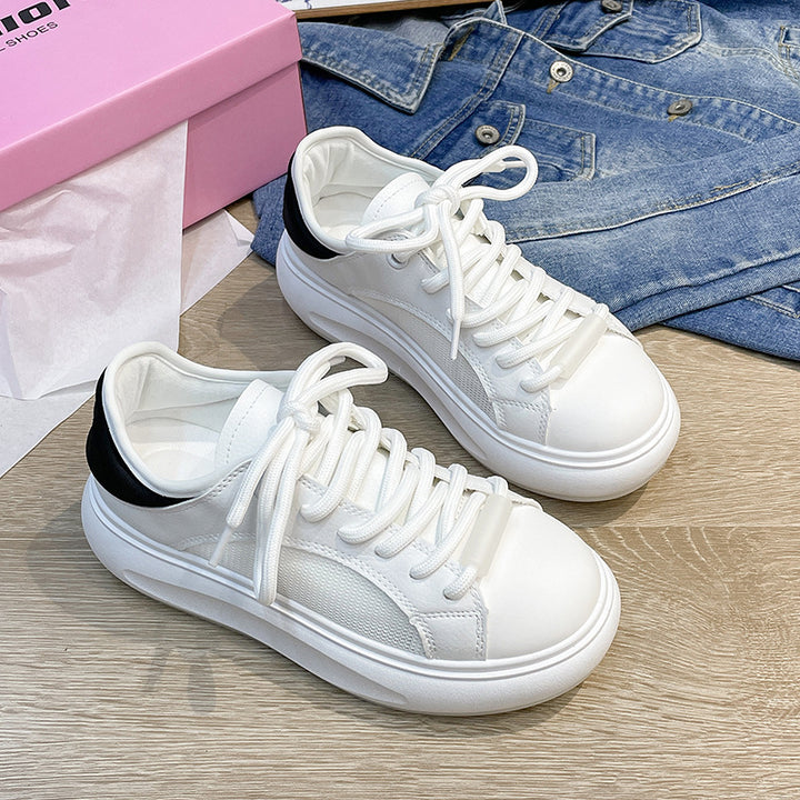 Dame Sporty Sneakers med åndbart mesh-overmateriale og polstret sål Stilla