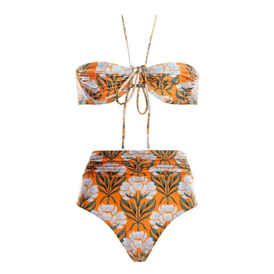 Dame To-delt Bikini-sæt med Slynge Stilla