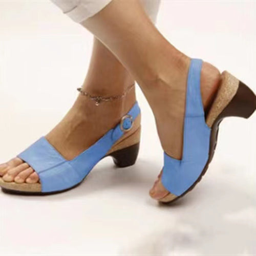 Dame Komfortable og stilfulde sandaler med anatomisk fodseng og klassisk remdesign Stilla