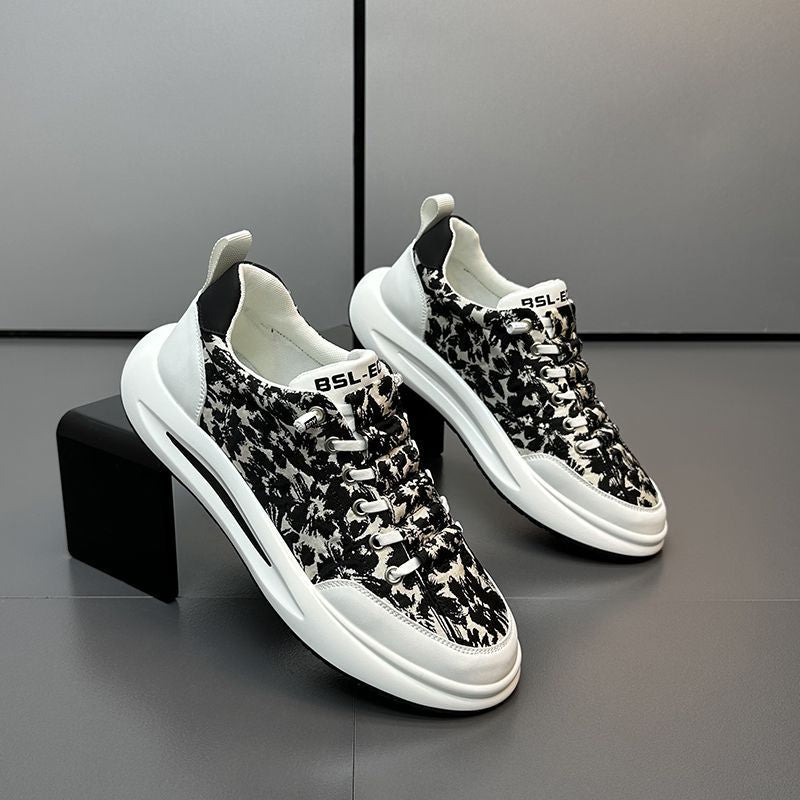 Femme Chic Blomster mønster Sneakers Stilla