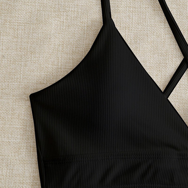 Dame bikini-sæt med raffineret snøre-detail Skovae