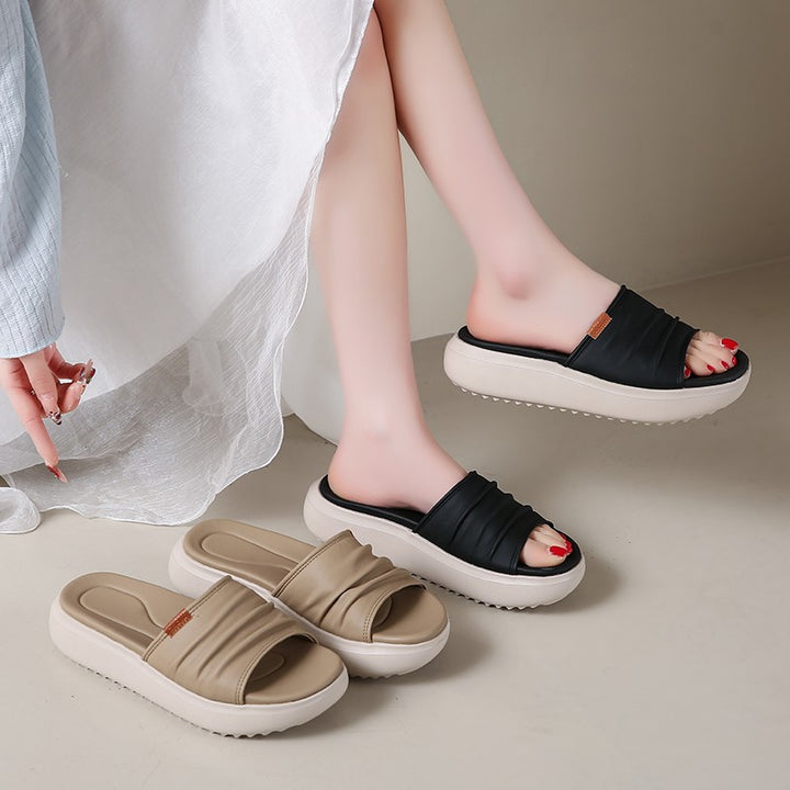 Dame Komfortable Fritids-Sandaler med brede polstrede Remme Stilla