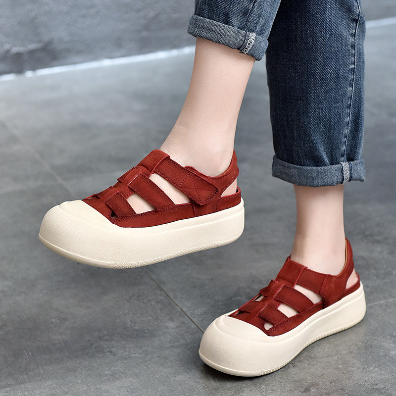 Damer Åndbare Sandaler med praktisk Velcro og innovativt design Stilla