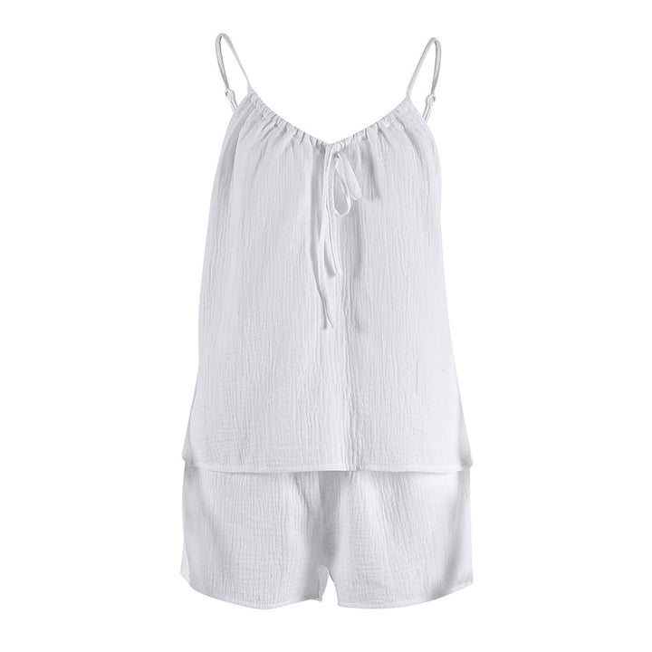 Damer let pyjamasæt med justerbare stropper og elastisk talje Stilla